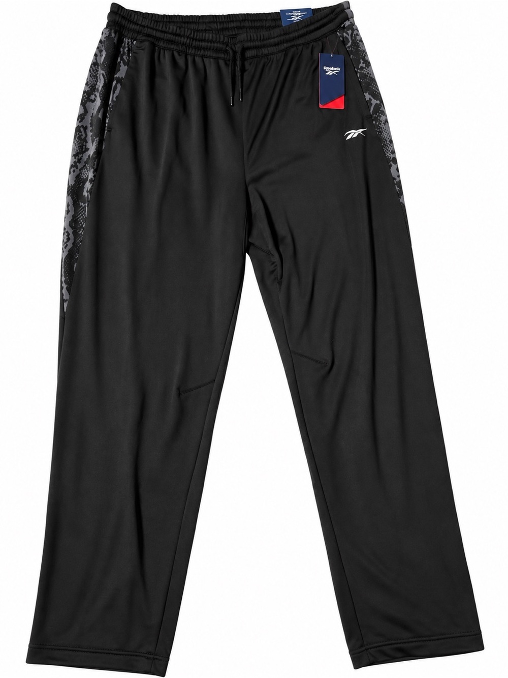 Reebok ID Train Snake Knit Pants Men’s XXL Black Tapered Joggers NWT
